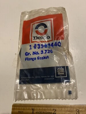 Junta de brida de carburador NOS GM 1971-1976 Chevrolet Vega, Monza 1BC (1) #3983440 Foto 1 de 4