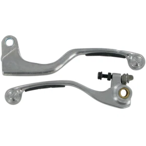 Moose Racing Clutch & Brake Lever Set With Grips Honda CRF250R CRF450R - Picture 1 of 5