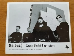 LAIBACH Jesucristo Superestrellas 8x10 BLANCO Y NEGRO Kit de Prensa Foto INDUSTRIAL - Imagen 1 de 5