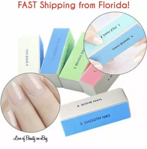 Nail Art Shiner Buffer 4 Ways Polish Sanding File Block Manicure ~ PICK ANY ~ - Picture 1 of 6