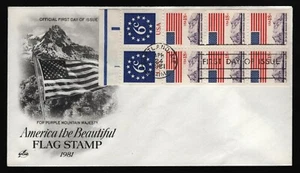 #1893a 6c + 18c America the Beautiful w/ Selvage, Art Craft M/C *ANY 5=FREE SHIP - Picture 1 of 1