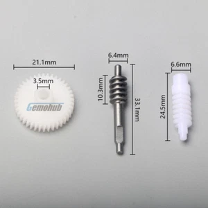 Kit de reparación de engranajes de motor plegable de espejo retrovisor lateral de 3 piezas para Toyota Tundra 2007-2020 - Imagen 1 de 7