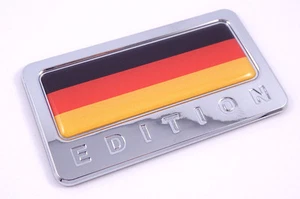 Germany Flag German Edition Chrome Emblem 3D Car bike  Badge - Bild 1 von 2