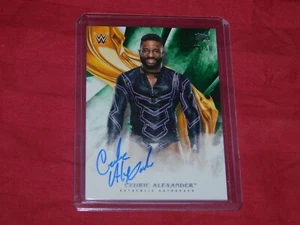 WWE Cedric Alexander 2019 Topps Undisputed Green On Card Autograph 43 of 50 - Picture 1 of 3