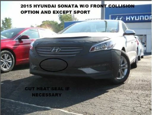 Sujetador con cubierta de máscara frontal Lebra para Sonata 2015-17 sin colisión frontal, Exc.Sport Foto 1 de 1