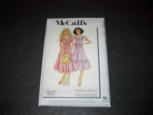 Vestido envolvente McCall's Patrón 8358 Misses' De colección Años 70 Laura Ashley 2 estilos 16~24 U - Imagen 1 de 3