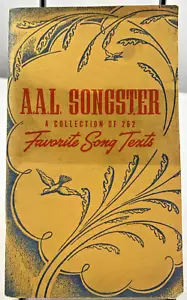 Asociación de Ayuda para Luteranos 1947 AAL Songster 262 letras de canciones favoritas - Imagen 1 de 1