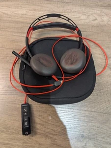 Plantronics Poly Blackwire C5220T Stereo USB-C /3.5mm Jack Corded Headset Stereo - Picture 1 of 5