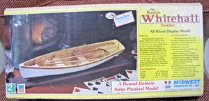 MIDWEST PRODUCTS THE BOSTON WHITEHALL TENDER WOOD MODEL KIT BOXED 978 ROWBOAT - Picture 1 of 5