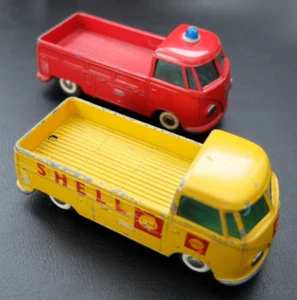 2 x TEKNO DENMARK / 406 / Shell / Falck / VW T1 / Pick Up / Bulli / 60er / 1:43 - Bild 1 von 10