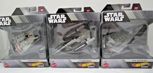Star Wars Hot Wheels Raumschiffe 3 Stück auswählen #10, #11, #17 Neu - Bild 1 von 2