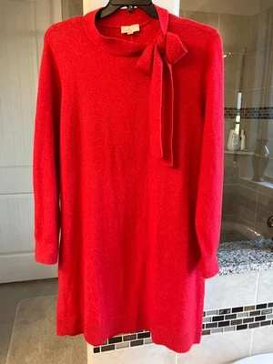 NWT - Beautiful Red LOFT Sweater Dress size XL - Image 1 of 4