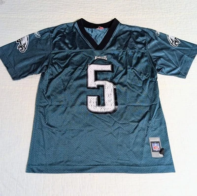 Camiseta NFL Philadelphia Eagles Juvenil Grande #5 McNabb Reebok USADA Players Inc  Foto 1 de 4