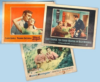 1950s Carolyn Jones Elizabeth Montgomery Yvonne DeCarlo 3 Original Lobby Cards  - Imagem 1 de 4