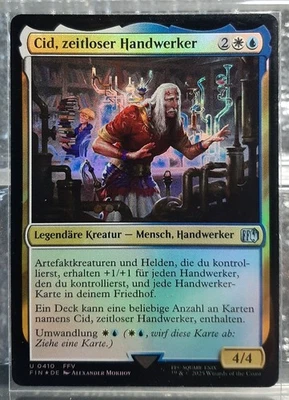 Magic - Cid, zeitloser Handwerker - UC/Foil/Legende - MTG: Final Fantasy - DE/NM - Bild 1 von 3