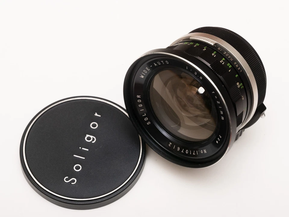 Exc. Lente Soligor Wide-Auto 21 mm f/3,8 T4 Nikon montaje Pre-Ai SLR/DSLR sin espejo Foto 1 de 4