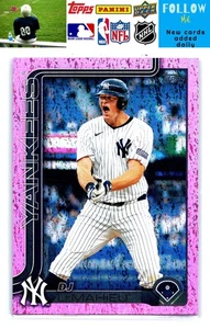 2025 Topps #697 DJ LeMahieu Pink Holo Foil - Bild 1 von 2