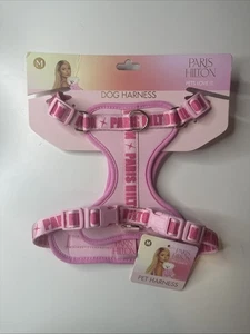 Paris Hilton Dog Harness Medium Pink Nylon Durable Harness - Picture 1 of 16