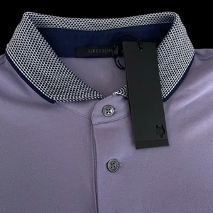 Greyson Golf Cherokee Short Sleeve Polo Shirt Toadflax Size 2XL $98 - Picture 1 of 8