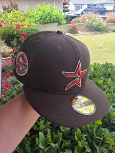 Sombrero Club Houston Astros Equipado 45 Años Ladrillo Nueva Era 59Fifty UV - 7 1/8 - Imagen 1 de 2