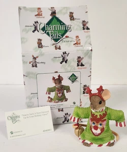 Enesco Charming Tails You're Such A Deer Dressed Up Weihnachten Maus Figur Neu aus altem Lagerbestand - Bild 1 von 15