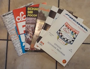 6 1970s Programs of Pocono / Schaefer 500 1971 '72 '73 '77 '78 '79 Nice Copies - Picture 1 of 3