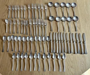 71 Pcs Sterling Flatware Set Peter Hertz Denmark 2352 Gms 83 Oz Weighable Silver - Picture 1 of 8