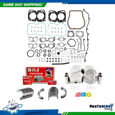 DNJ EK715E Engine Rebuild Kit For 06-11 Subaru Forester Impreza 2.5L H4 SOHC 16v - Image 1 of 4