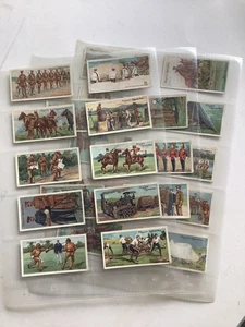 PLAYERS CIG. CARDS “ARMY LIFE” 1910 (FULL SET OF 25) - Picture 1 of 5