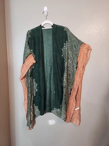 Kimono Ruggine Boho Festival Indie Witchcore de gran tamaño, talla única - Imagen 1 de 5