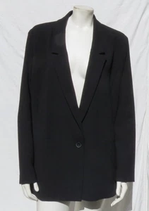 Sejour US Women’s Plus 18W Black Lightweight Blazer Jacket Top Work Career - Picture 1 of 8