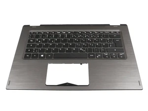 Acer 46M0DVCSA008 Original Tastatur inkl. Topcase DE (deutsch) schwarz/grau - Afbeelding 1 van 2
