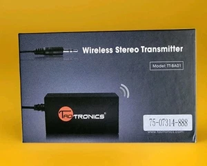TaoTronics Wireless Stereo Transmitter TT-BA01 Pre Owned Bluetooth Headphones - Picture 1 of 5
