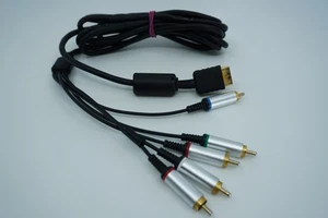 Sony PlayStation Component AV Kabel PS2 PS3 PS1 Fünf Cinch Video Audio Getestet - Bild 1 von 10
