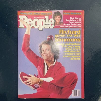 NOV 2 1981 PEOPLE magazine (UNREAD ) - RICHARD SIMMONS,Nadia Comaneci  - Image 1 of 2
