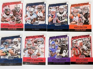 2016 PANINI SCORE REFLECTIONS FOOTBALL JJ WATT, AARON ROGERS & MORE