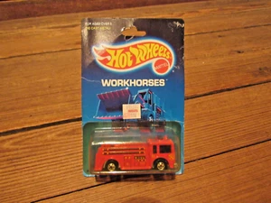 Vintage 1988 Hot Wheels WORKHORSES FIRE-EASTER No. 9640 - NEW! - Picture 1 of 5