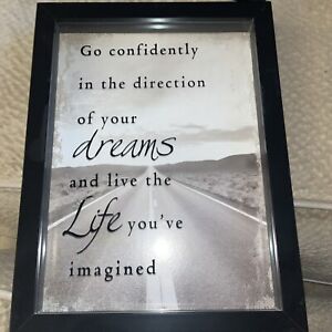 Shadow Box. Go Confidently In The Direction Of Your Dreams……