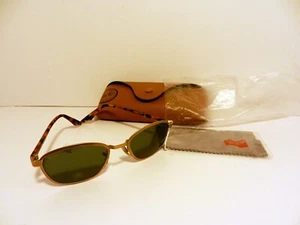 B&L Ray-Ban W2851 NXAS Gold/Brown Tortoise G-15 Lens NOS 90"s Sunglasses 3444 - Picture 1 of 14