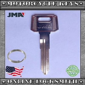 1x New Black Uncut Key For Suzuki Motorcycles SUZ12 - Free Shipping - Picture 1 of 2