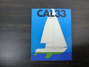 Cal 33 original factory sailboat brochure - Picture 1 of 3