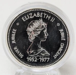 1977 Silver Jubilee 50% Silver Canadian One Dollar Commemorative Coin - Picture 1 of 3