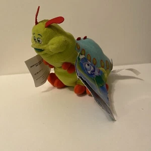 Walt Disney Rare Heimlich Plush Soft Toy Bug's life Disney Store Caterpillar - Picture 1 of 4
