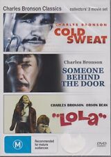 COLD SWEAT+SOMEONE BEHIND THE DOOR+LOLA DVD 3 DISCS CHARLES BRONSON R4 NEW/SEALD