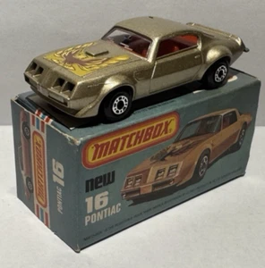 Matchbox - #16 PONTIAC TRANS AM SUPER BIRD New in Box - Picture 1 of 4