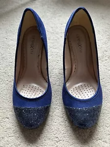 Love Every Step Women’s Shoes Blue Sequins UK 6 - Picture 1 of 10
