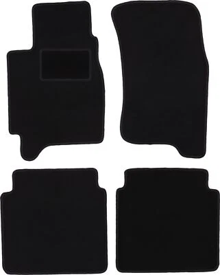 Alfombrillas Terciopelo Negro para: Subaru Legacy II Combi, Sedán (1993-1998) - Imagen 1 de 4