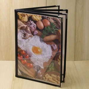 A4 Restaurant Menu Covers Multi-function Binder Cover Bar Kitchen - Picture 1 of 16