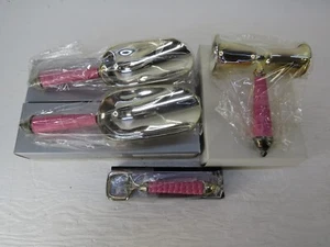 Julia Knight America Perfectly Pink 2 Ice Scoops 1 Bottle Opener + Double Jigger - Picture 1 of 11