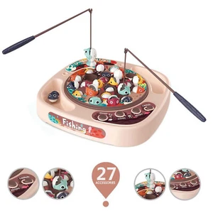 Gioco da Tavolo Gioco Pesca Gioco di Società Pesciolini con Canzoni e Accessori - Foto 1 di 2